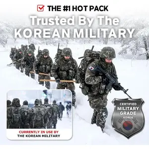 Hand & Toe Warmer 40pack, 60pack, Long Lasting Heat, Air-Activated, Adhesive Warmers for Outdoor Sports, Camping, Winter Commutes - Made in Korea