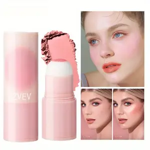 Heartbeat Blush Stick, Lightweight Waterproof Matte Finish, Enhances Skin Tone, Powder-Tone Contour Highlighter Makeup Stick, Glow, Cosmetic