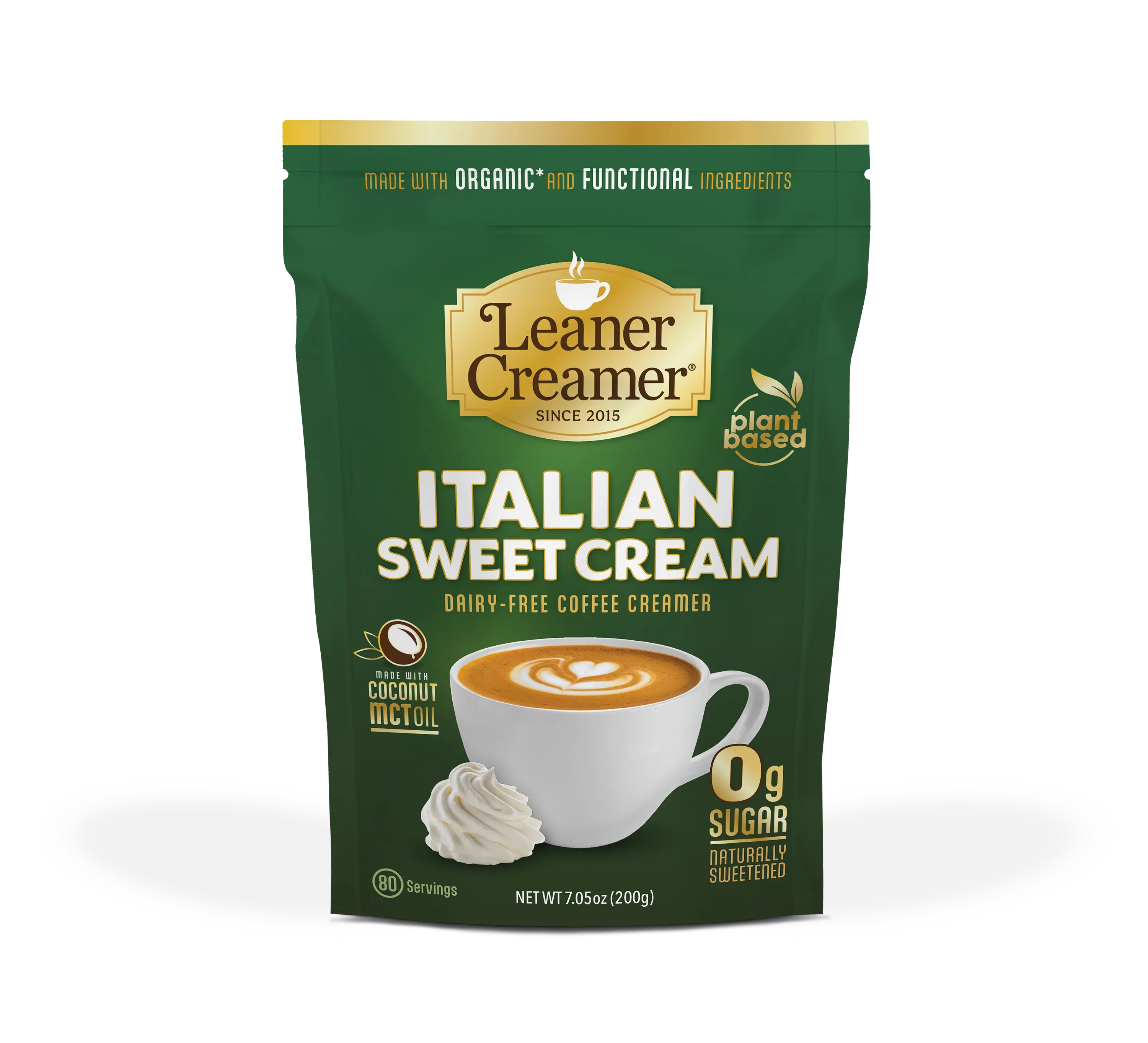 Sweetened on Purpose: Italian Sweet Cream, Plant Based Coffee Creamer