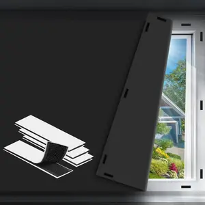 Blackout Curtains for Bedroom - 118" x 57" Portable Blackout Blinds Curtain for Any Windows - Blackout Shades Window Film -Temporary Blackout Shades for  ,Dorm Room,Travel or Office Use