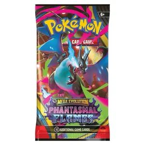 Pokemon TCG: Mega Evolution - Phantasmal Flames Booster Pack [ME02] 10 Cards Per Pack - English Version