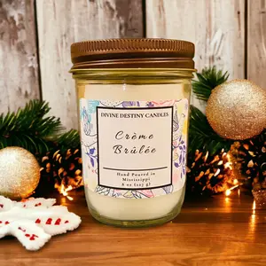Crème Brûlée 8 oz Candle