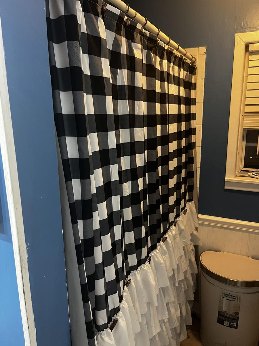 Item: Black and white check（72IN*72IN）