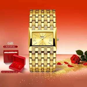 [S]Elegant Luxury Square Women's Watch – Model 1044 Rhinestone Tassel Bracelet Design, Water-Resistant & Adjustable Strap, Sparkling Fashion Timepiece | Perfect Gift for Birthday, Valentine's Day, Mother's Day & Wedding Anniversaries