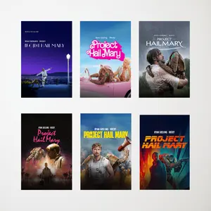 Project Hail Mary Poster, Room Decor, Gift For Fans (UNFRAMED POSTER)