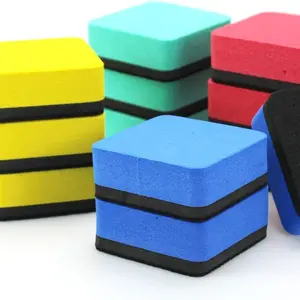 12 Pack Magnetic Whiteboard Erasers,Dry Erase Eraser,Small Dry Erase Board Erasers for Classroom, Home, and Office