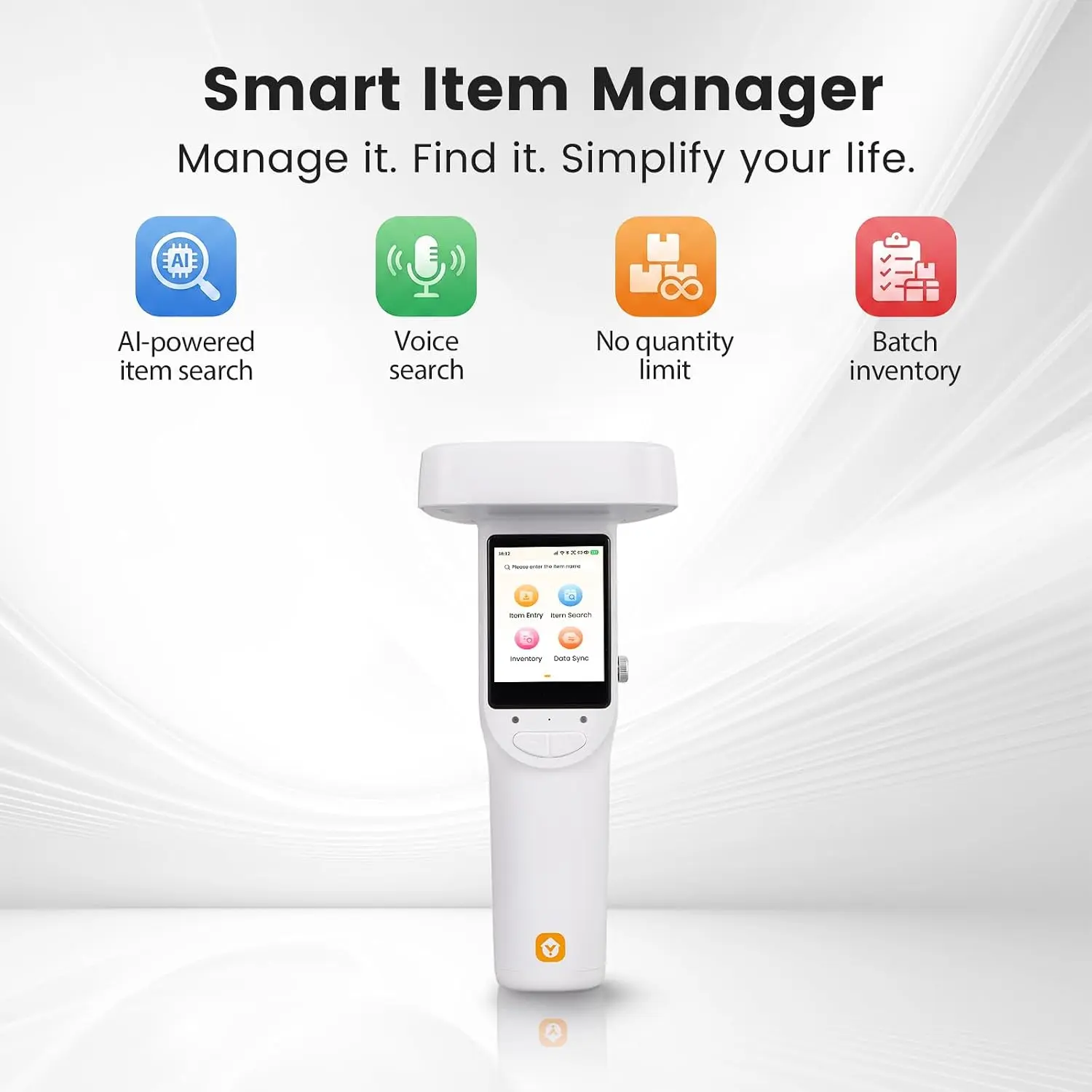 XiangleFind Smart Wireless RFID Tracker & Item Manager - 50 Adhesive Labels, Wi-Fi, Bluetooth, Android Compatible, 3D Spatial Positioning, Voice-Activated Finder, Home Inventory Assistant