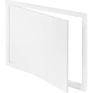Vent Systems 16" x 12" Inch White Plastic Access Panel – ABS Service Door Cover for Drywall, Wall, Ceiling – Easy Open, Close for Plumbing, HVAC Systems – Indoor Use for Home and Office Improvement