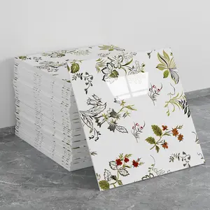 Marble Pattern Wall Sticker, Waterproof & Oil-proof Self-adhesive Wall Decal, Decorative Wall Sticker for Home Kitchen & Bathroom, Wall Art Stickers