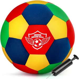 House Soccer Ball – Soft Foam Indoor Soccer Ball for Kids, Size 4 – Lightweight, Safe & Perfect for Dribbling Practice – Ideal Birthday & Christmas Gift for Boys 8-12
