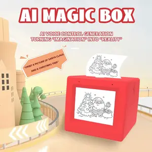 AI Magic Box Voice Control Portable HD Screen Printer for Kids WIFI Android iOS thermal printer