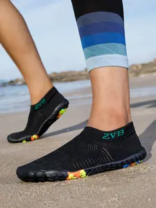 Men's Swimming Shoes, Hiking Boots, Water Shoes, Camp Shoes, Driving Shoes, Outdoor River Play, Wide Head Design, Elastic Fabric, Rubber Sole, Water Aqua Shoes