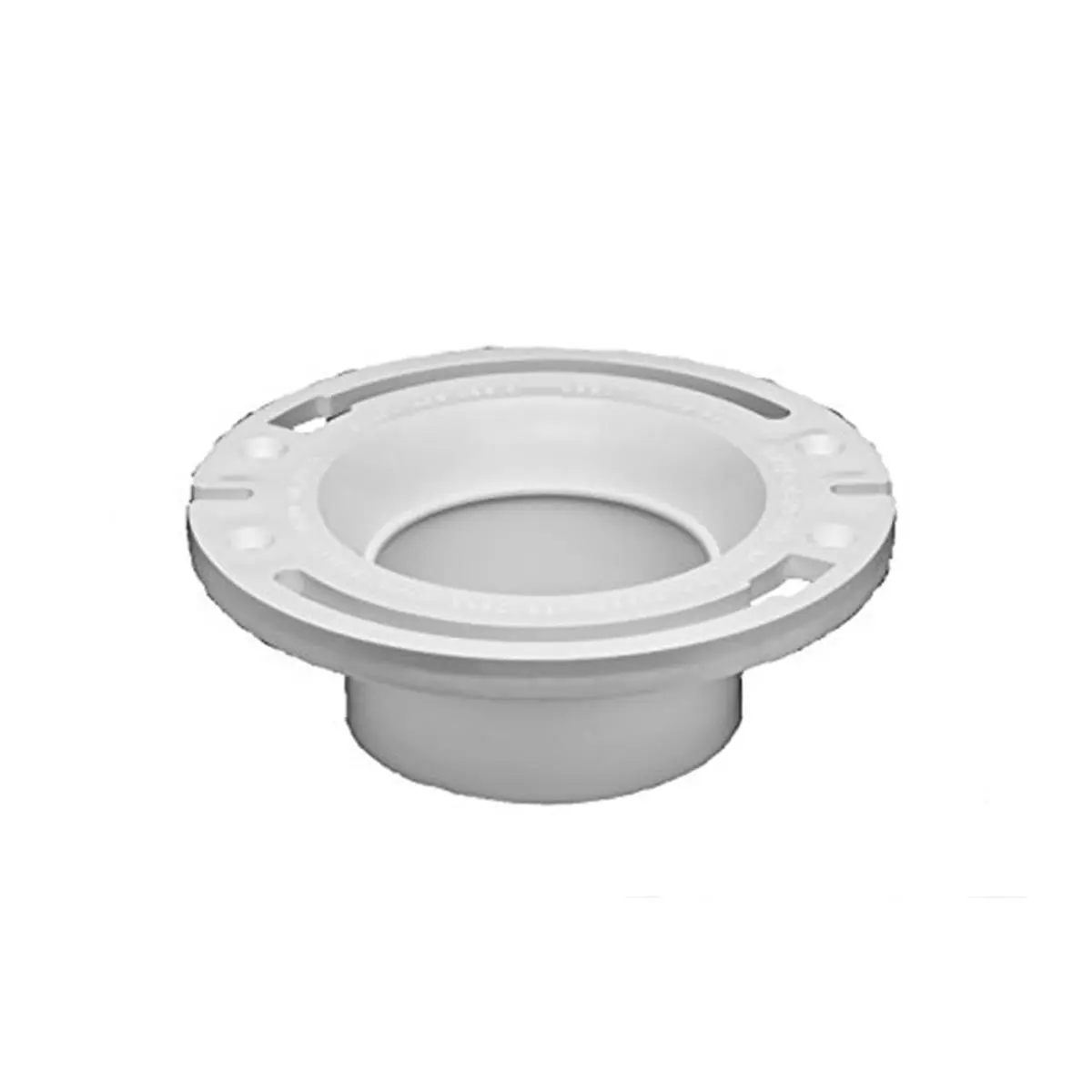 212 MAIN Oatey 43511 Adjustable 3x4 in. PVC Water Closet Flange with Magnetic Torpedo Level for Boating Water Sports Installation