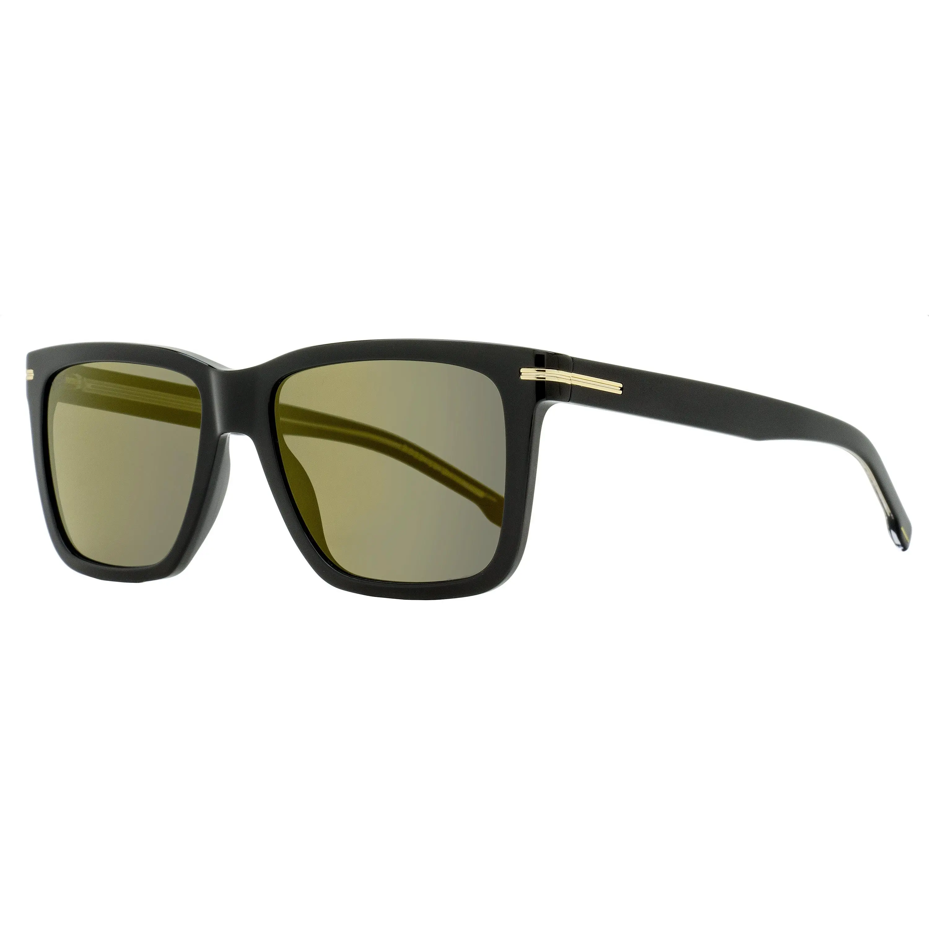 Boss Rectangular Sunglasses B1598/S 2M2JO Black/Gold 55mm