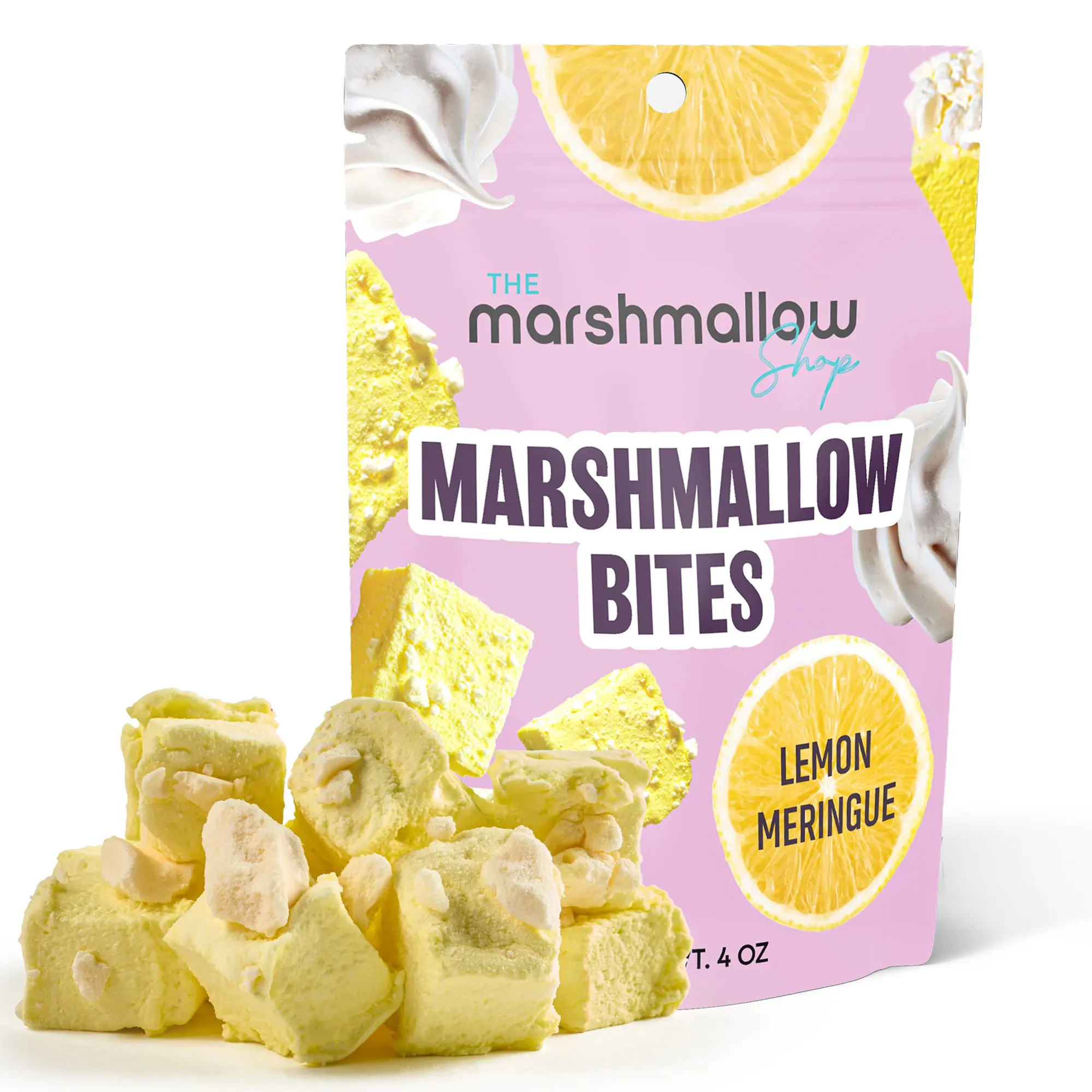 LEMON MERINGUE MARSHMALLOW BITES