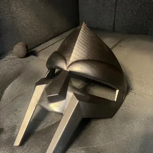 EmptySpool 3D Printed Graphite NF Doom Mask Cosplay EmptySpool 3D Printed Graphite NF Doom Mask Cosplay