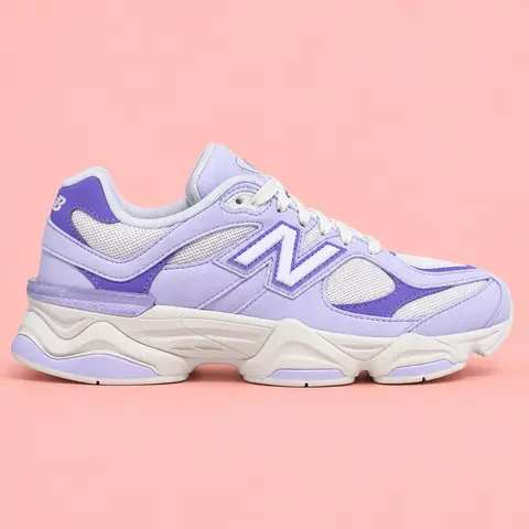 New Balance 9060 Lace Purple Violet GS & Women's Fashion Sneaker New