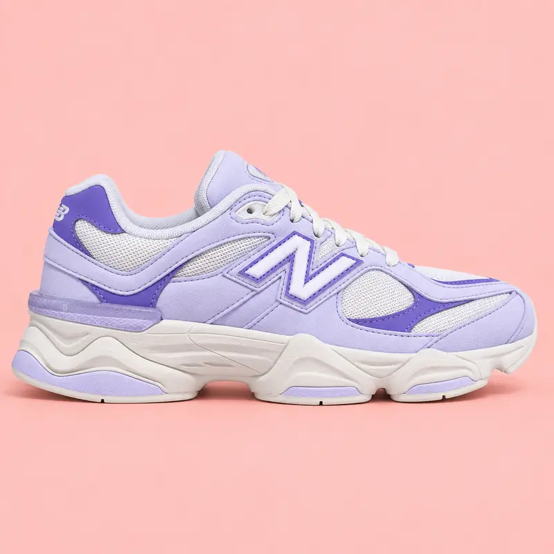 New Balance 9060 Lace Purple Violet GS & Women's Fashion Sneaker New