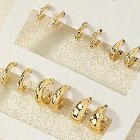 Minimalist Temperament Hoop Earrings, Hoops Earrings, Earrings for Women & Girls, All-match & Exquisite Jewelry for Birthday Gift, Hoop Shape Earrings, Circle Shape Earrings