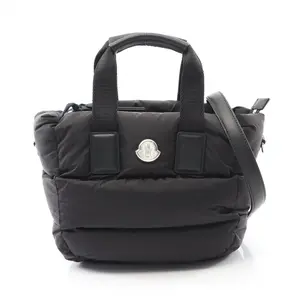 Pre-owned MONCLER Nylon Tote Bags MINI CARADOC leather 2way tote bag