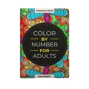 Digital Coloring Book A5 Size, High-Quality Art Creation, Stress Relief, Focus Improvement, Complex Designs, Smooth Paper Texture, Permanent Drawing Markers, Coloring Gift Book