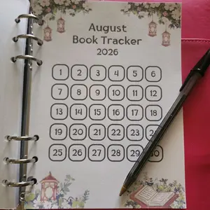 12 months Book tracker