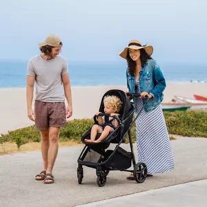 Convertible Newborn to Toddler Stroller with Pramette Mode - 2 in 1 Baby Stroller with One Hand Fold, Reversible Seat & Large UPF 50+ Canopy
