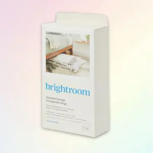 Jumbo 2pc Compression Bags Clear - for Clothes Bedding, Space Saver, Brightroom