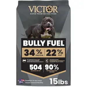 Bully Fuel Dry Dog Food, 5 lb – Real Beef First Ingredient, High-Calorie Formula for Lean Muscle, Glucosamine & Chondroitin for Joint Health, Omega 3 & 6 for Skin & Coat