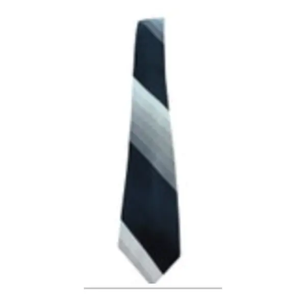 Vintage Rothschilds 60s 70s Black Silver Silk Neck Tie Narrow Executive CEO