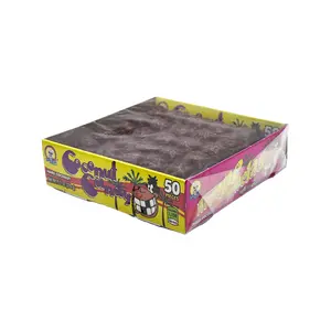 Quebramuelas, Rompemuelas Hard Coconut Candy - Traditional Mexican Coconut Treat, Crunchy Texture, Box of 50 Pieces, Dulces Mexicanos