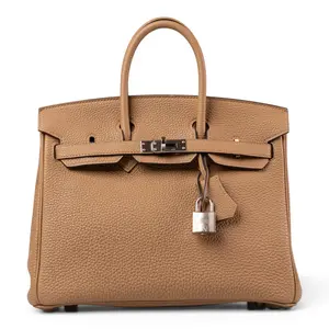 Pre-owned HERMÈS Togo Leather Shoulder Bags Hermes Birkin 25 Chai Togo H26050560