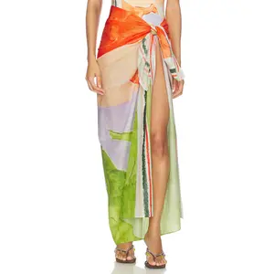 Significant Other Lulu Sarong in Stamped Poppy