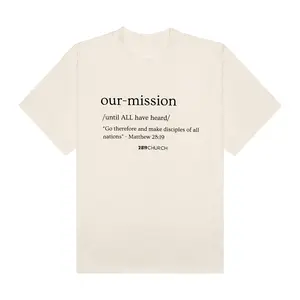 Our Mission Cream Tee