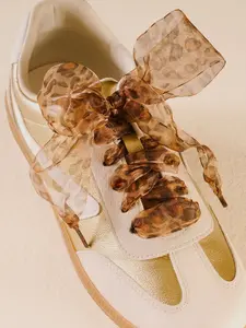 Sheer Cheetah Shoelaces Sheer Cheetah Shoelaces