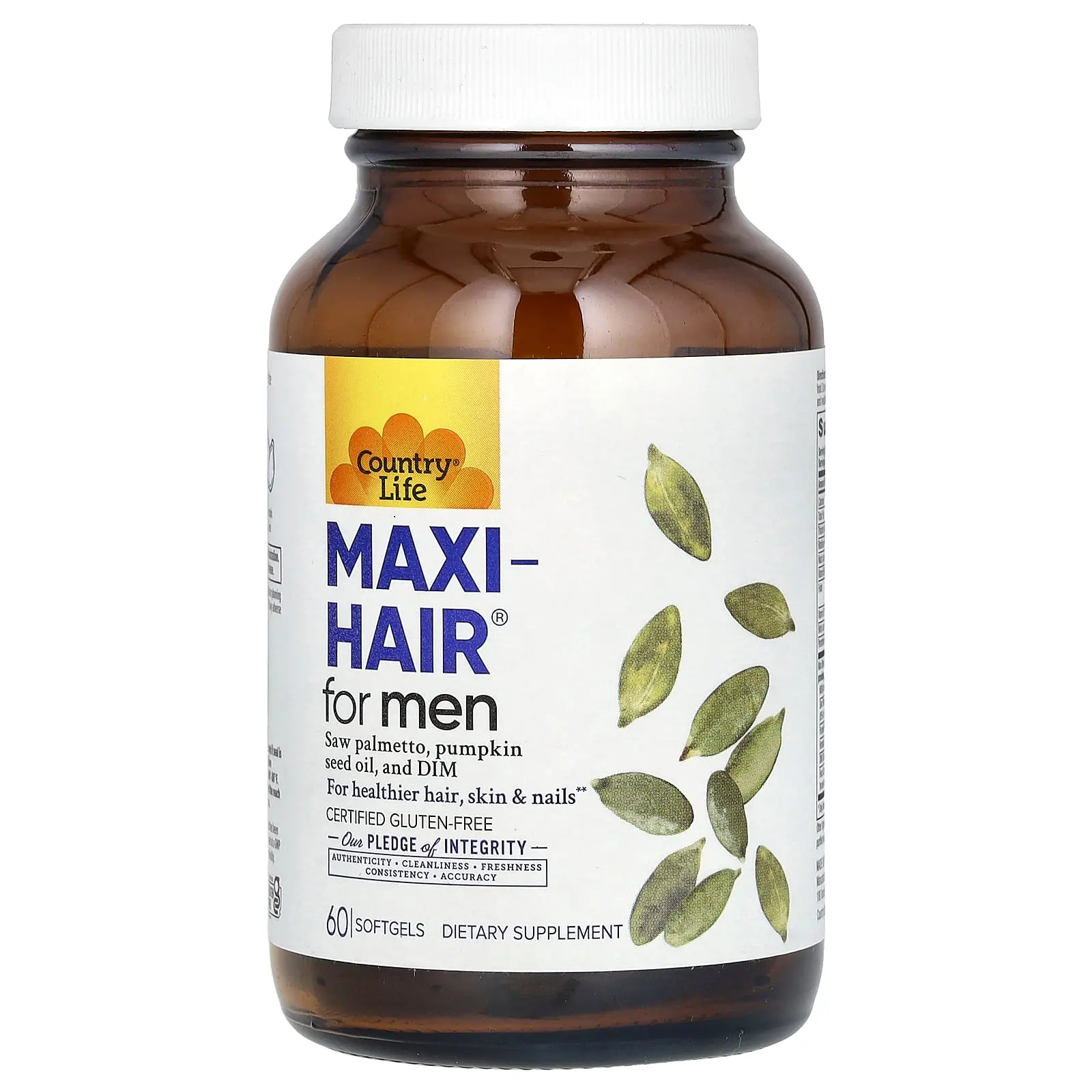 Country Life Maxi-Hair® for Men, 60 Softgels Country Life Maxi-Hair® for Men, 60 Softgels