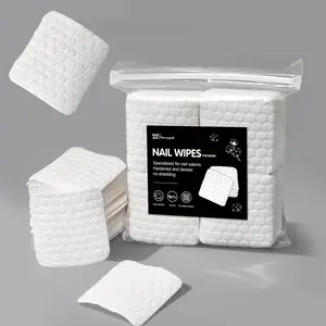 200Pcs Lint Free Nail Wipes Durable Nail Cleaner Pads Manicure Tool for Removing Nail Polish and Cleansing Gel