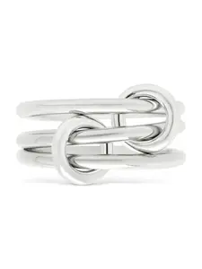 Sterling Silver Jasmin Link Stacking Ring