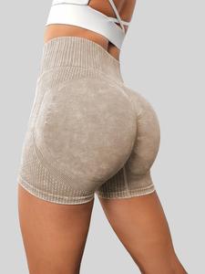 women's high waist sports skinny shorts leggings, sporty seamless breathable gym shorts for workout gym yoga, gym clothing, gym clothing men, shorts for women, fall ladies sportswear clothing for indoor outdoor wear 90s clothes