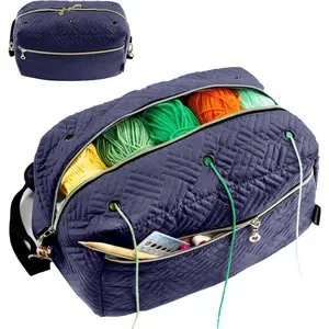 Crochet Bag Organizer - Knitting Bag - Yarn Storage Organizer - Yarn Bag for Crocheting - Yarn Holder for Crochet Accessories, Crocheting & Knitting Gifts