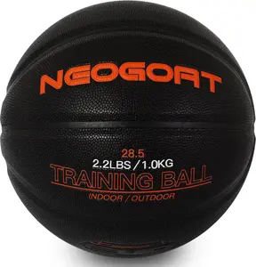 3LBS/2.2LBS 29.5"/28.5" Weighted Heavy Basketball Training Equipment for in& Outdoor Improving Handling Dribbling, Passing&Rebounding Skills Weighted Training Basketball(Deflated,Size 7/6)