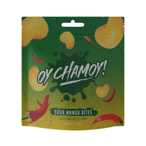Oy Chamoy! Sweet, Spicy and Sour Mango Bites Gummy Candy 4oz - Perfect Snack for Any Occasion