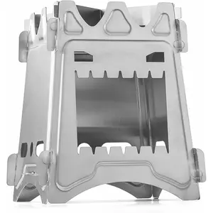 Lightweight Portable Folding Wood Burning Stove for Outdoor Camping Hiking Backpacking Picnic