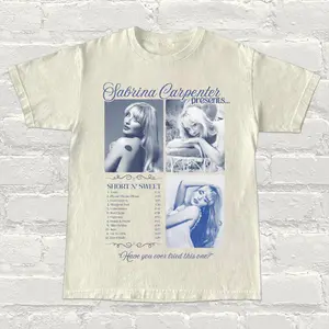 Sabrina Inspired T-Shirt, Trendy Fan Merch, Y2K Vibes, Retro Unisex, Pop Star Style, Bold Graphics, Concert Outfit, and Iconic Fashion