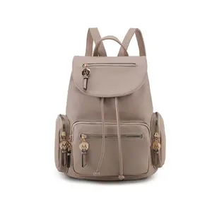 MKF Collection Ivanna Oversized Backpack with Adjustable Straps, Multiple Top Handles, and Versatile Storage Options Purse