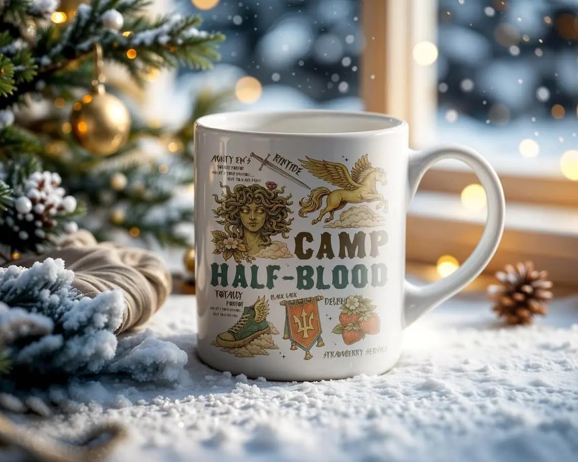 Percy Jackson Mug – Camp Half Blood Pullover – Demigod Gift Mug