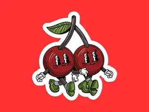 Cherry Sticker