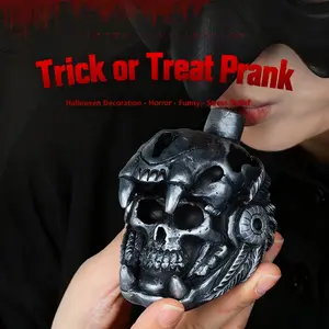 Aztec Death Whistle Loudest 125+ Decibels, Authentic Human Screaming Sound for Scares, Easy Blow Mayan War Whistle for Collectors, Pranks & Rituals