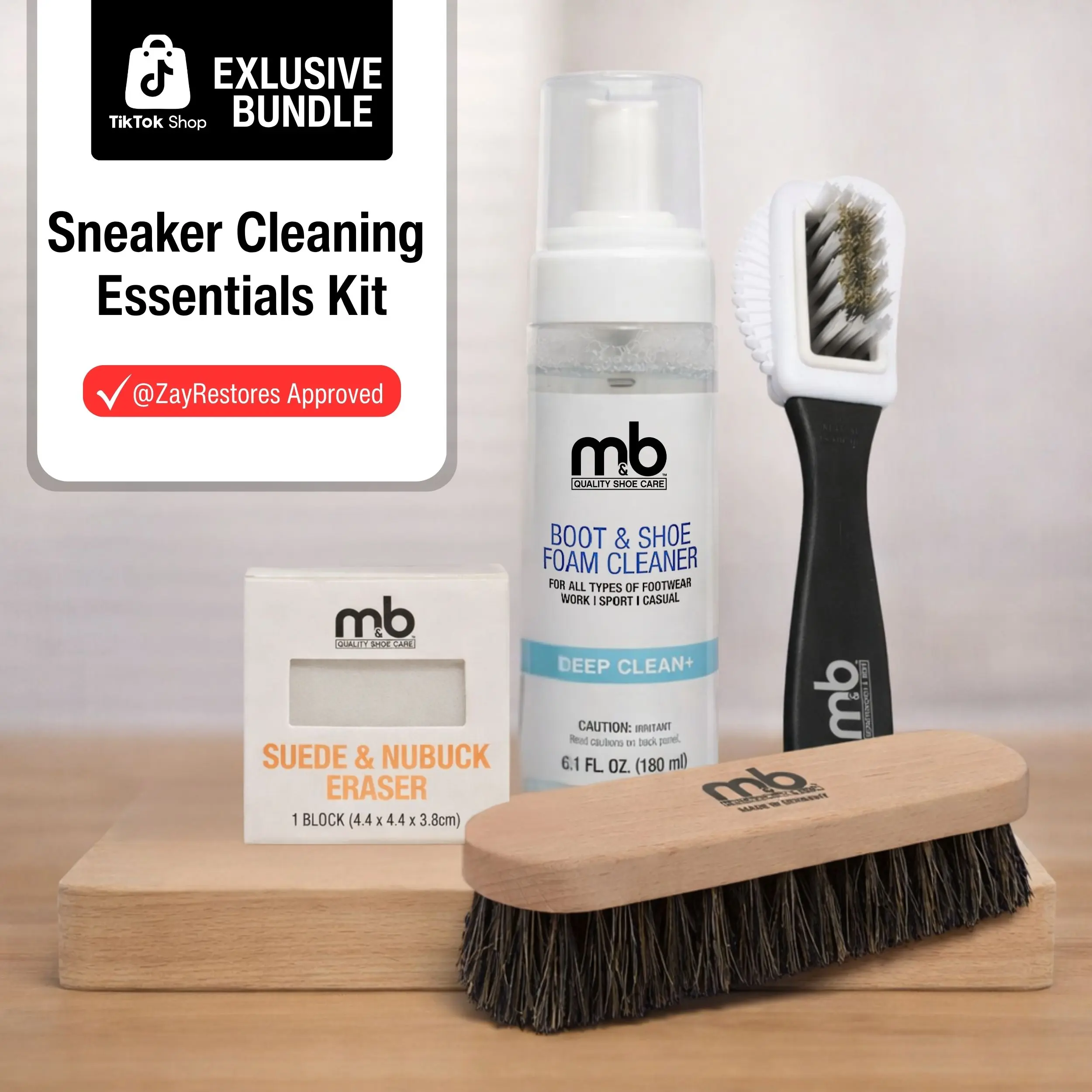 M&B Sneaker Cleaning Essentials Kit