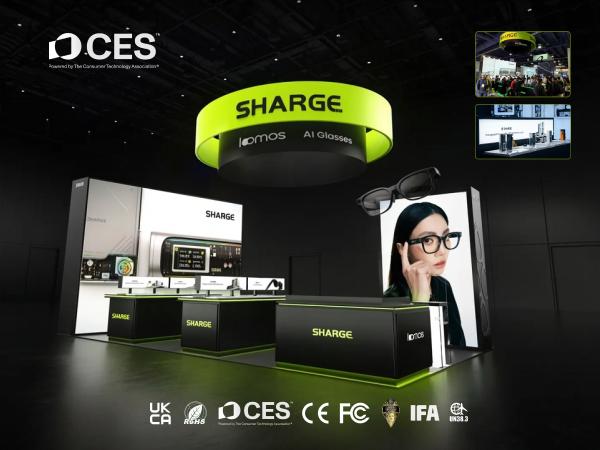 SHARGE ICEMAG 3 MagSafe Portable Charger, Qi2.2 25W Magnetic Power Bank 10000mAh 35W USB-C Fast Charging, with Active Cooling& Built-in Cable, Transparent RGB Design for iPhone 17e/16/15 Series